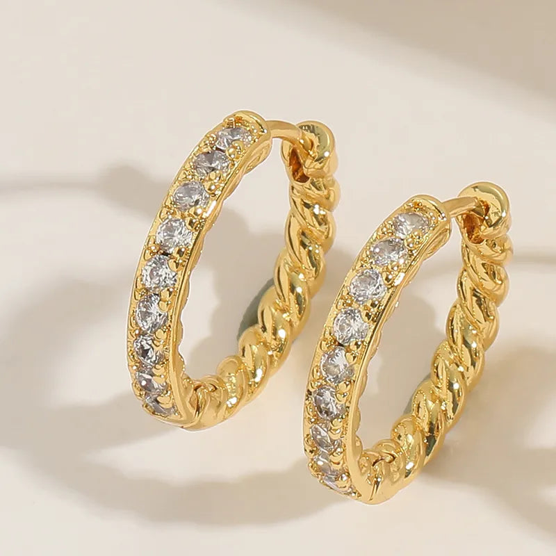 Aretes Chapado En Oro De 14k.