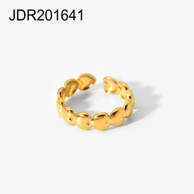 Anillo de corazon lleno