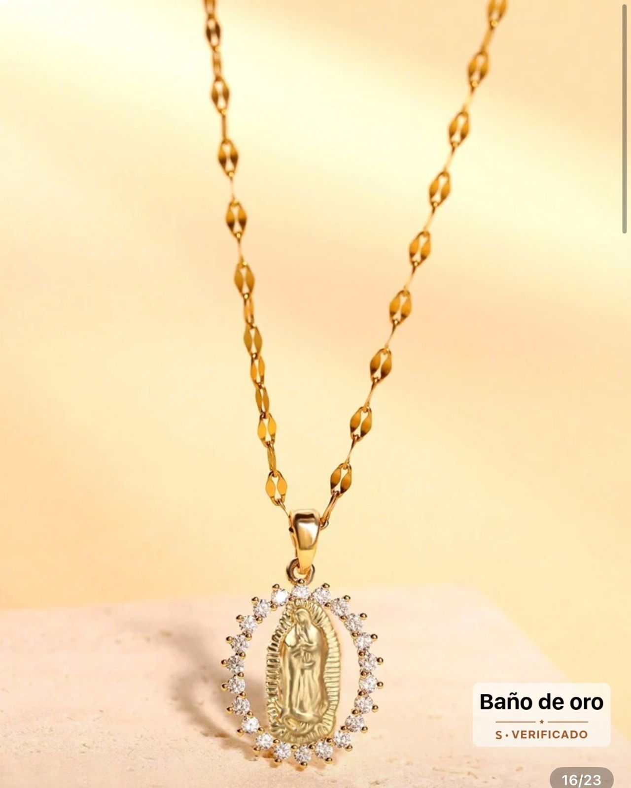Cadena de la virgen de guadalupe Maria 10