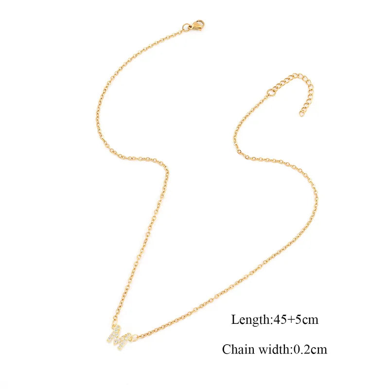 Letra M Acero Inoxidable 201