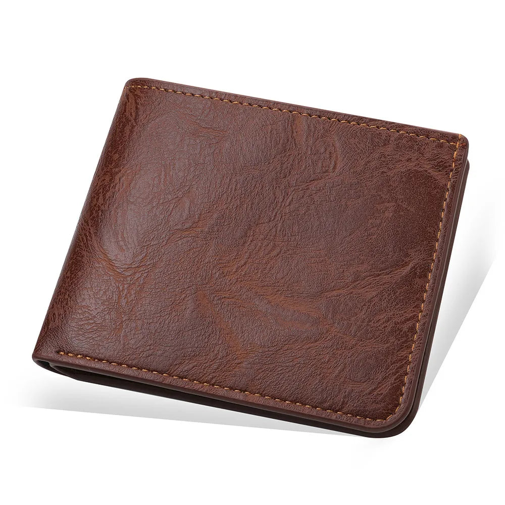 Billetera de cuerina alta Gama Café claro