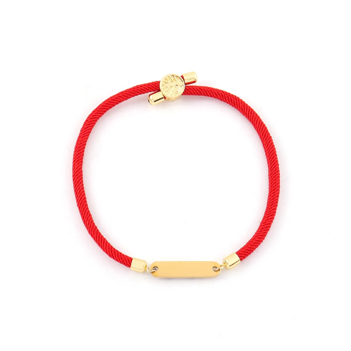 Pulsera de hilo mas dije de acero inoxidable