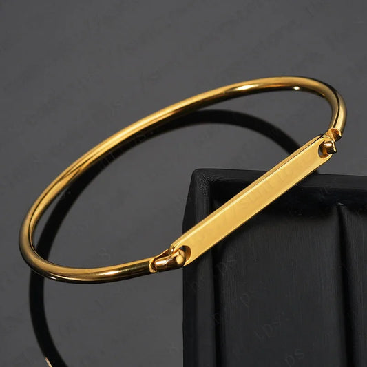 Brazalete dorado de Acero inoxidable 304