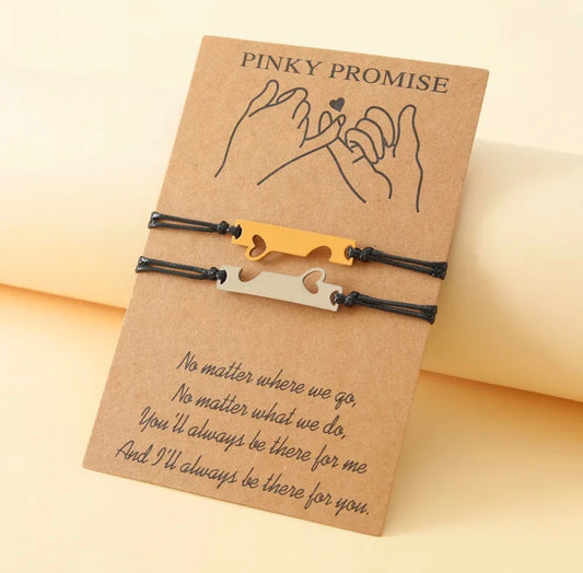 Pulseras de hilo Pinky Promise