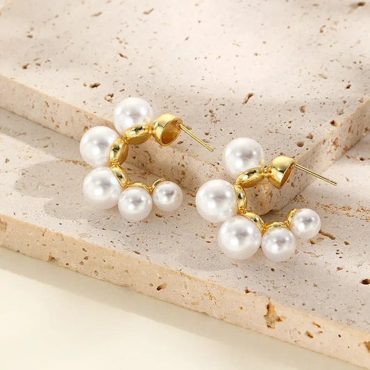 Hoops de perlas