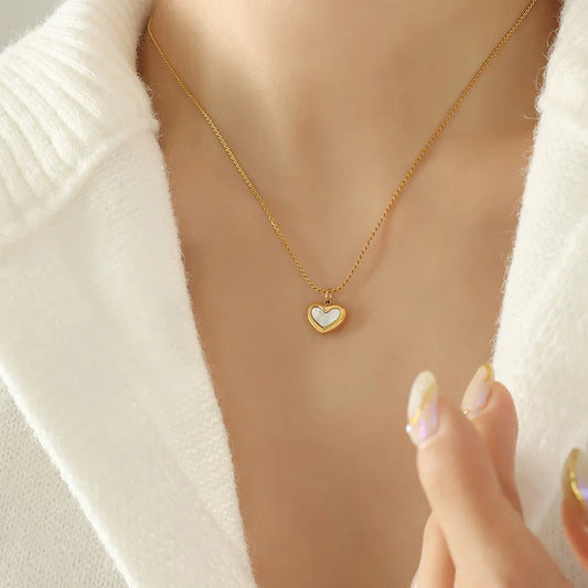 set de corazon blanco Acero Inoxidable (3 pcs)