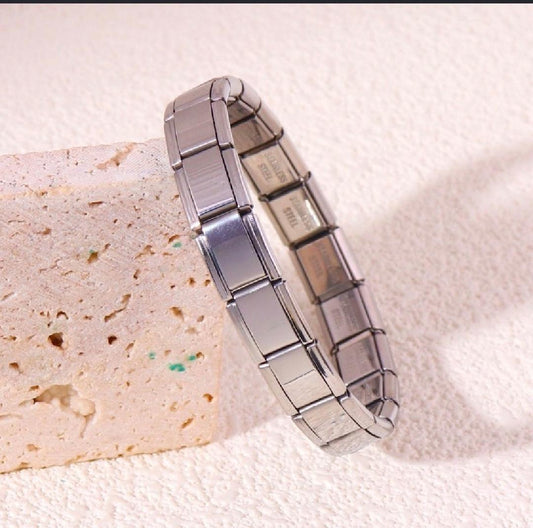 Pulsera Italiana Plateada