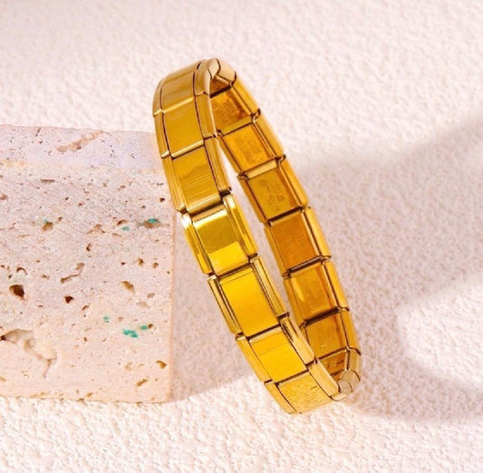 Pulsera Italiana Dorada