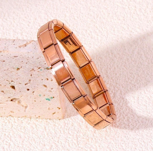 Pulsera Italiana Rose Gold