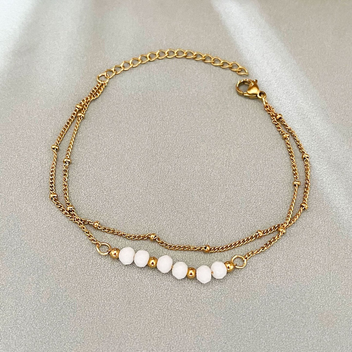 Pulsera con perlas