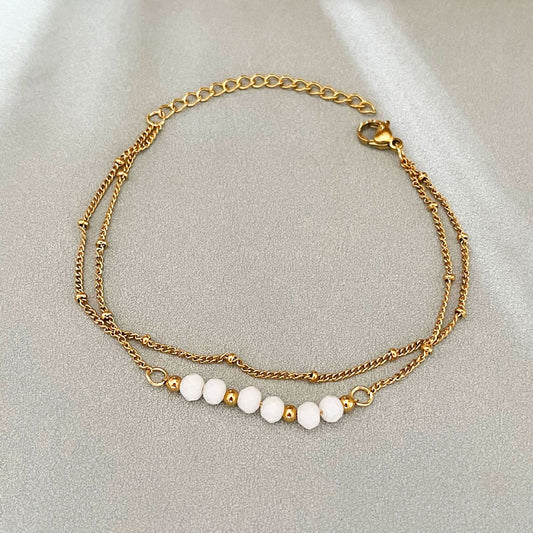 Pulsera con perlas