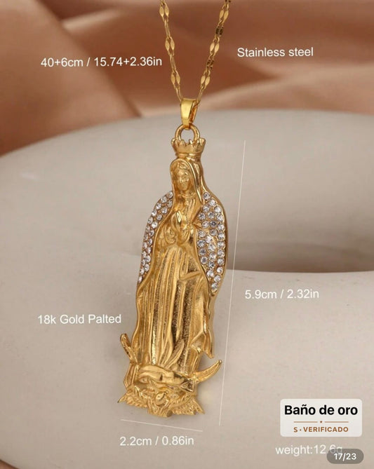 Cadena de la virgen de guadalupe Maria 13