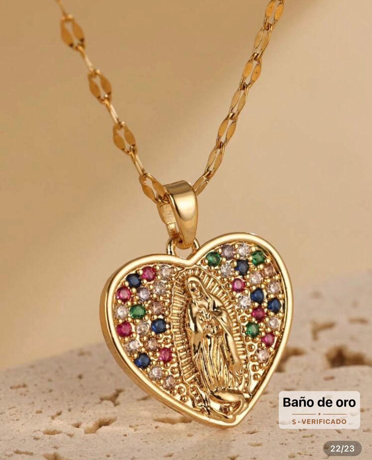 Cadena de la virgen de guadalupe Maria 14