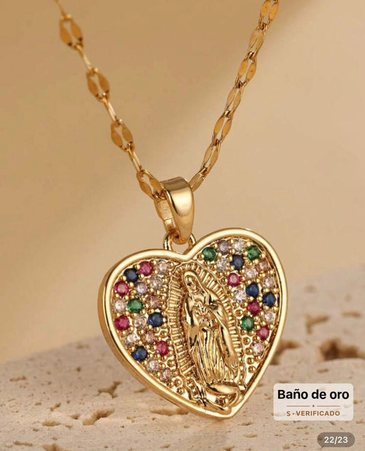 Cadena de la virgen de guadalupe Maria 14