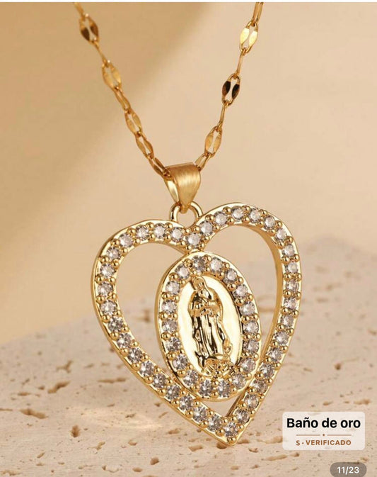 Cadena de la virgen de guadalupe Maria 4