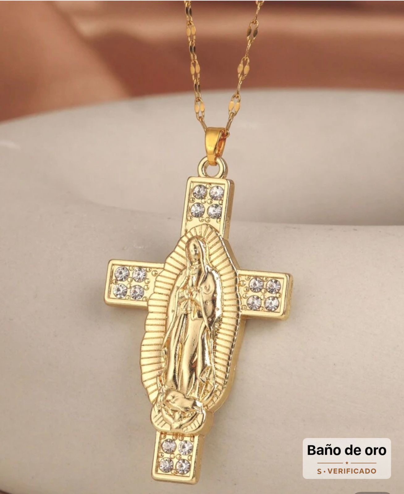 Cadena de la virgen de guadalupe Maria 11