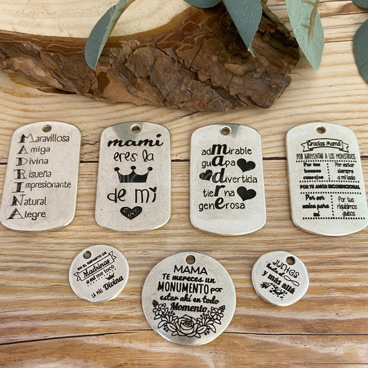 Grabado laser 6 pcs