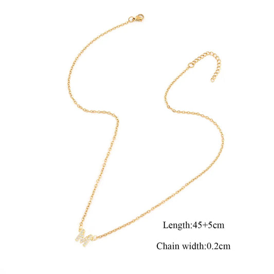 Letra M Acero Inoxidable 201